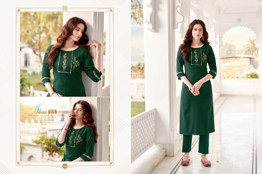Namya Vol-1 Ruby Slub Pant Kurtis Garment Namya Vol-1 Ruby Slub Pant Kurtis Garment